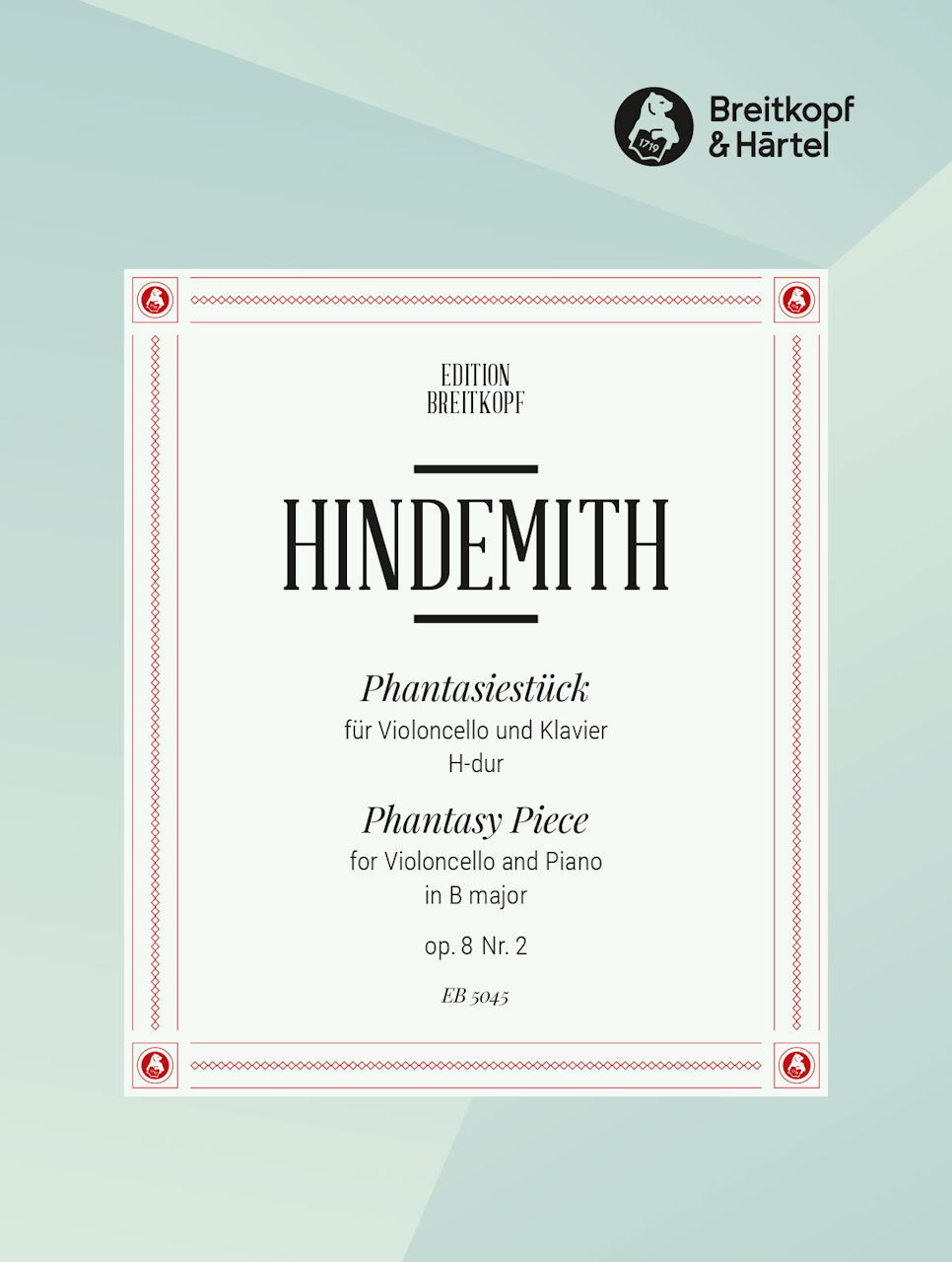 Hindemith, Stucke op.8, 2: Phantasiestuc (Breitkopf)