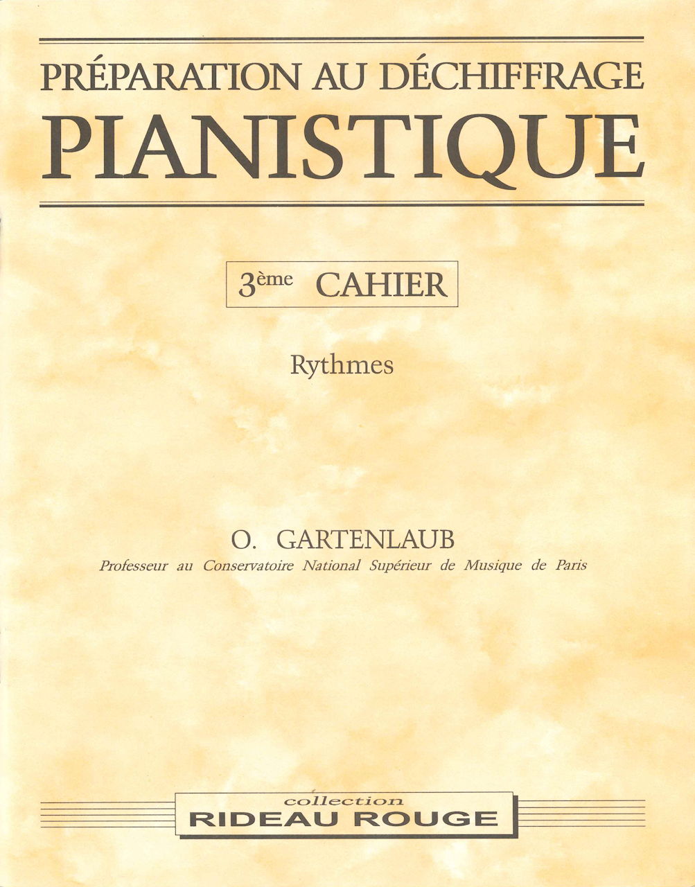 Gartenlaub, Preparation au dechiffr. 3 (Rideau Rouge)