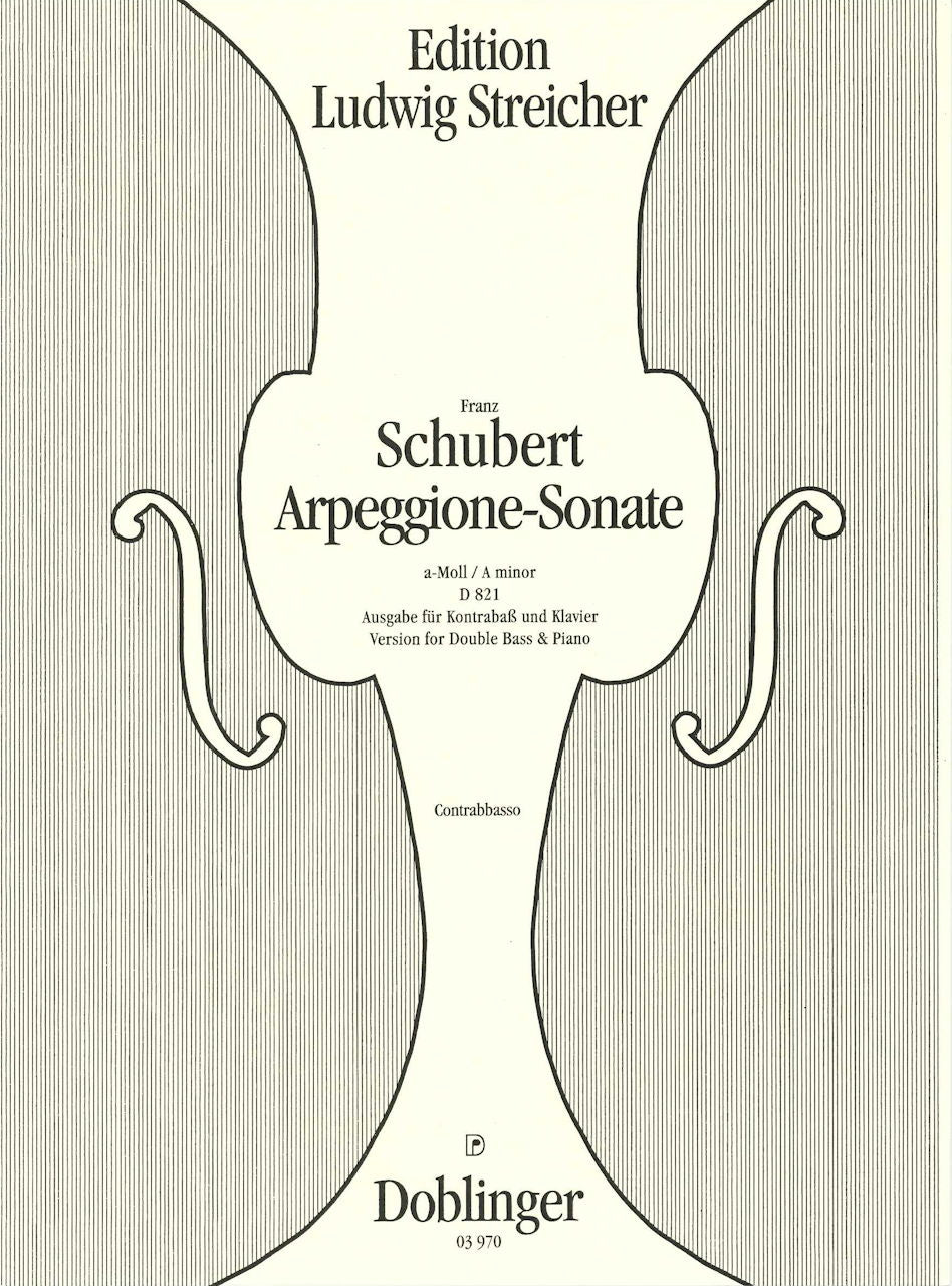Schubert, Arpeggione Sonata (Cb,Pf) (Doblinger)