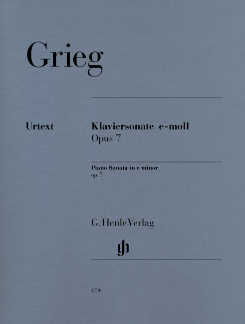 Grieg, Sonata op. 7 in e (S.-Nokleberg) (Henle)