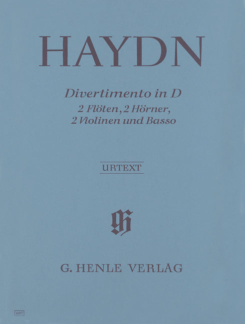 Haydn, Divertimento Hob.2: 8 in D (Henle)
