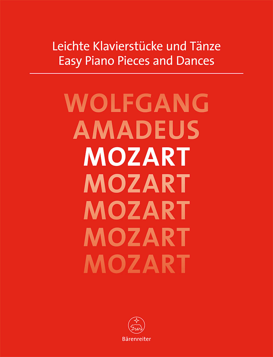Mozart, Leichte Klavierstucke und Tanze (Barenreiter)
