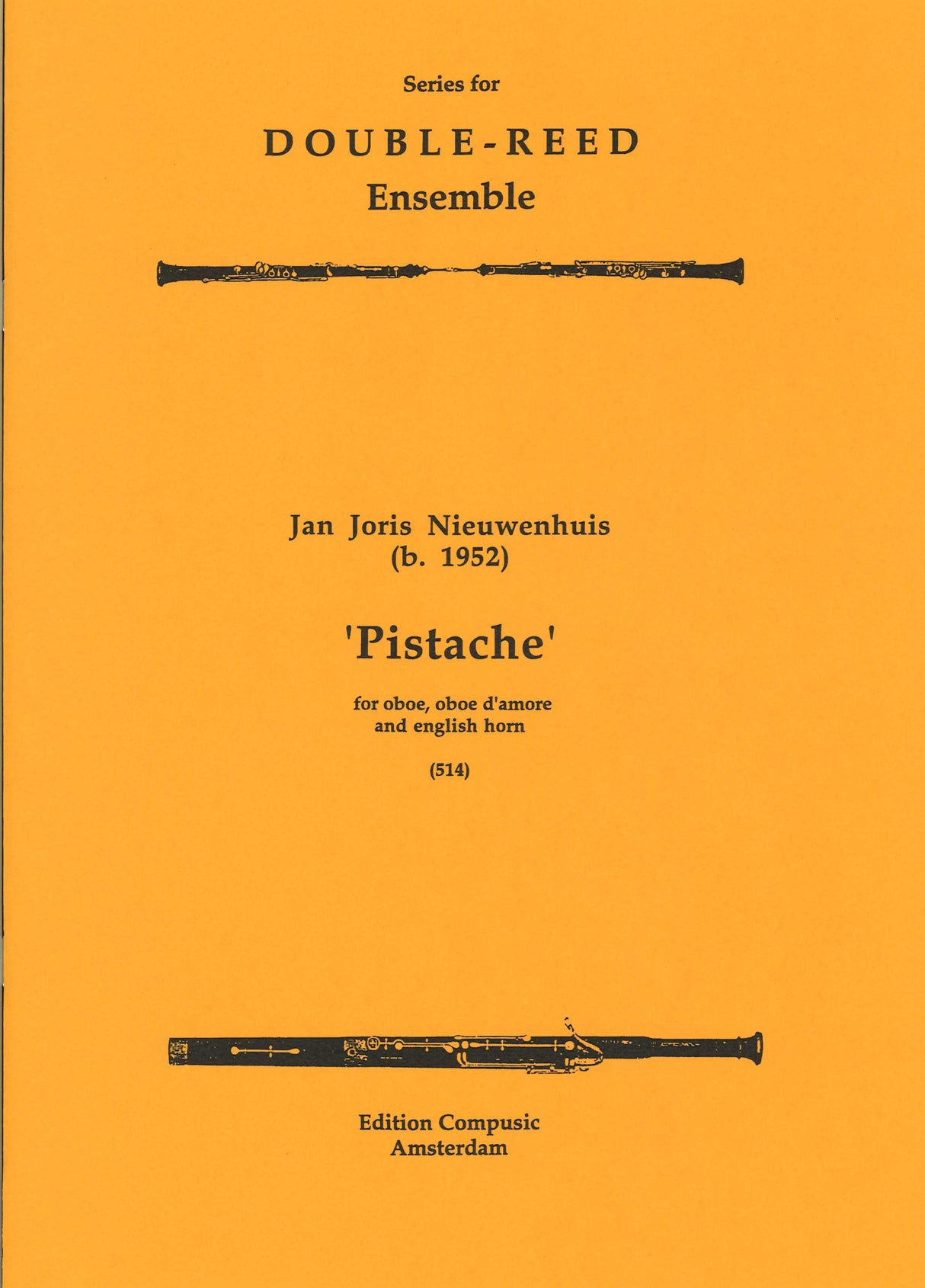 Nieuwenhuis, Pistache (Ob,Ob d'amr,Ehr) (Compusic)