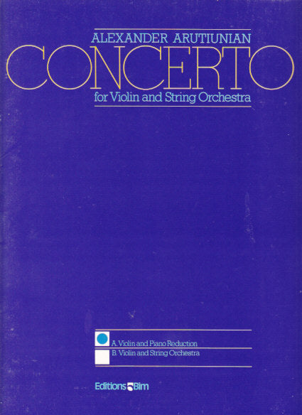 Arutiunian, Concerto (1988) (Bim)