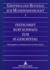 Festschrift K. Schwaen zum 85.Geburtstag (Peter Lang)