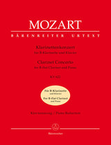 Mozart, Concerto KV 622 (Bb Cl,Pf) (Barenreiter)