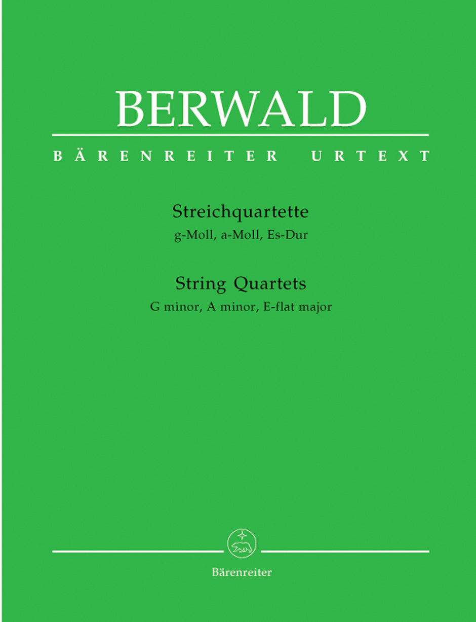 Berwald, Streichquartett (g, a, Es) (Barenreiter)