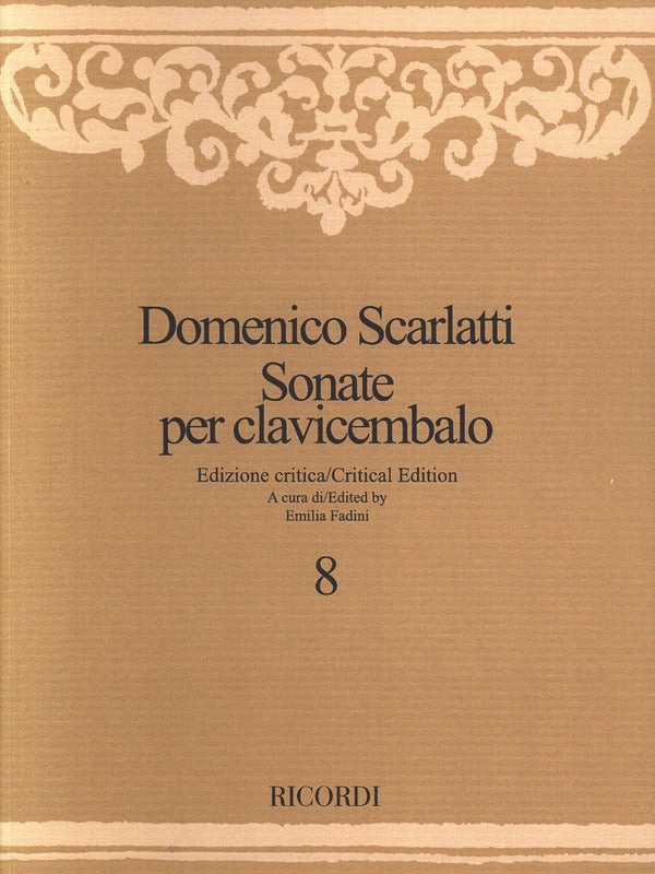 Scarlatti, Sonate 8: No. 398-457(Fadini) (Ricordi)