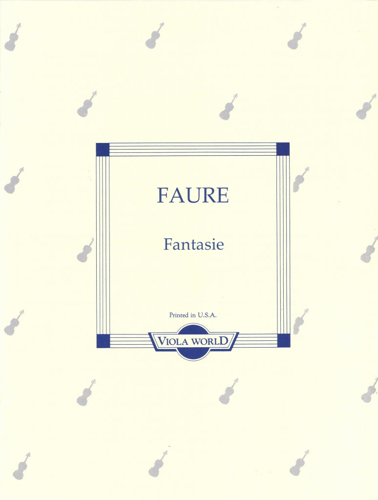Faure, Fantasie (Viola World)