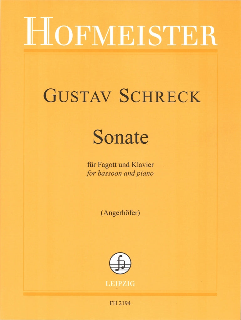 Schreck, Sonate (Angerhofer) (Hofmeister)