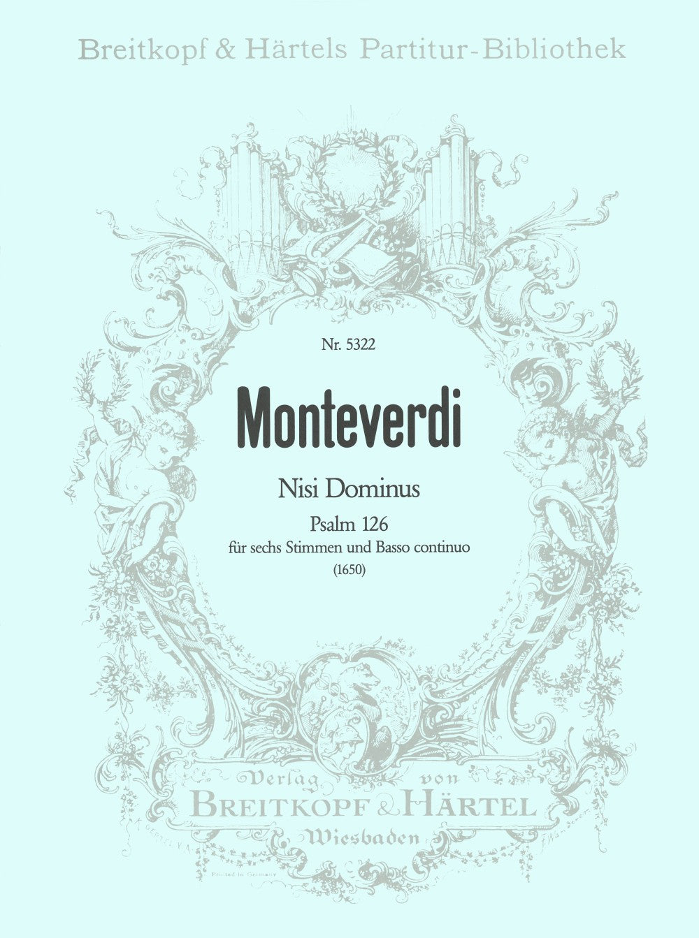 Monteverdi, Nisi Dominus, Psalm 126 (Breitkopf)