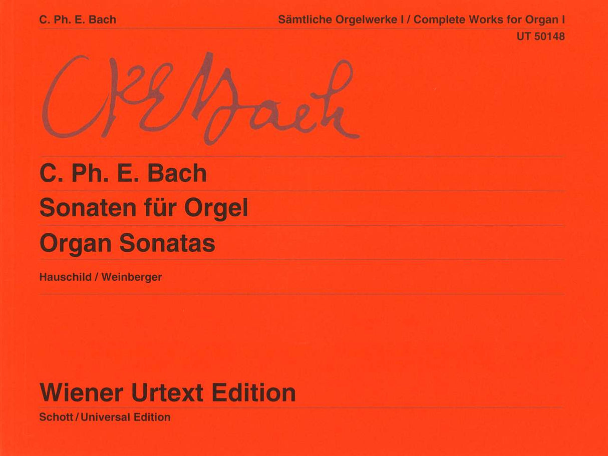 Bach,C.P.E., Sonaten Wq 70/1-6 (Wiener Urtext Edition)