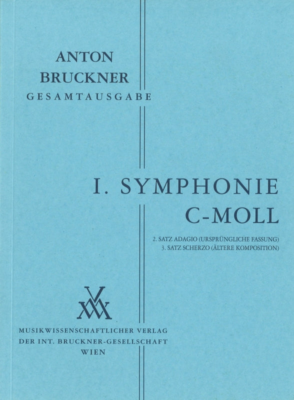 Bruckner, Symphonie Nr. 1 Adagio/Scherzo (Musikwissenschaftlicher Verlag)