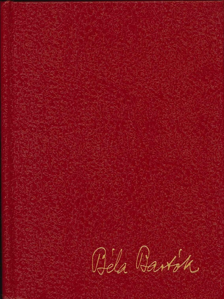 Bartok, String Quartets No. 1-6 (Hard) (Boosey)