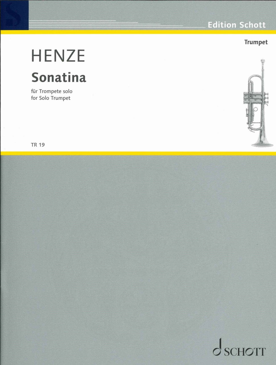 Henze, Sonatina (Trp Solo) (Schott)