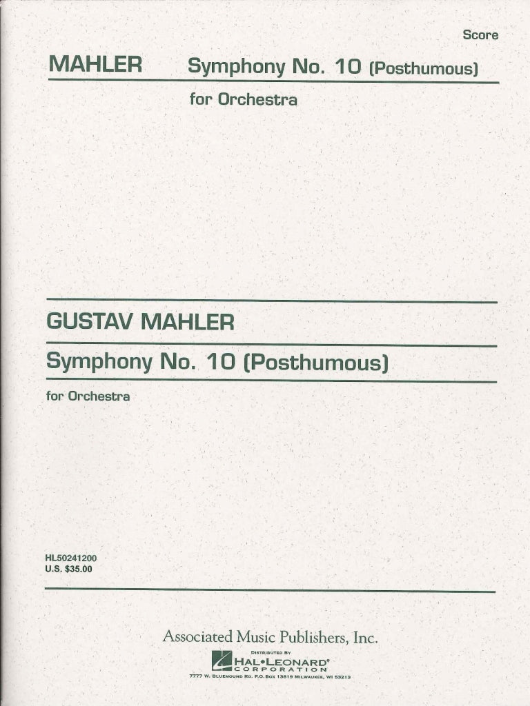 Mahler, Symphony No.10 Adagio/Purgatorio (AMP)