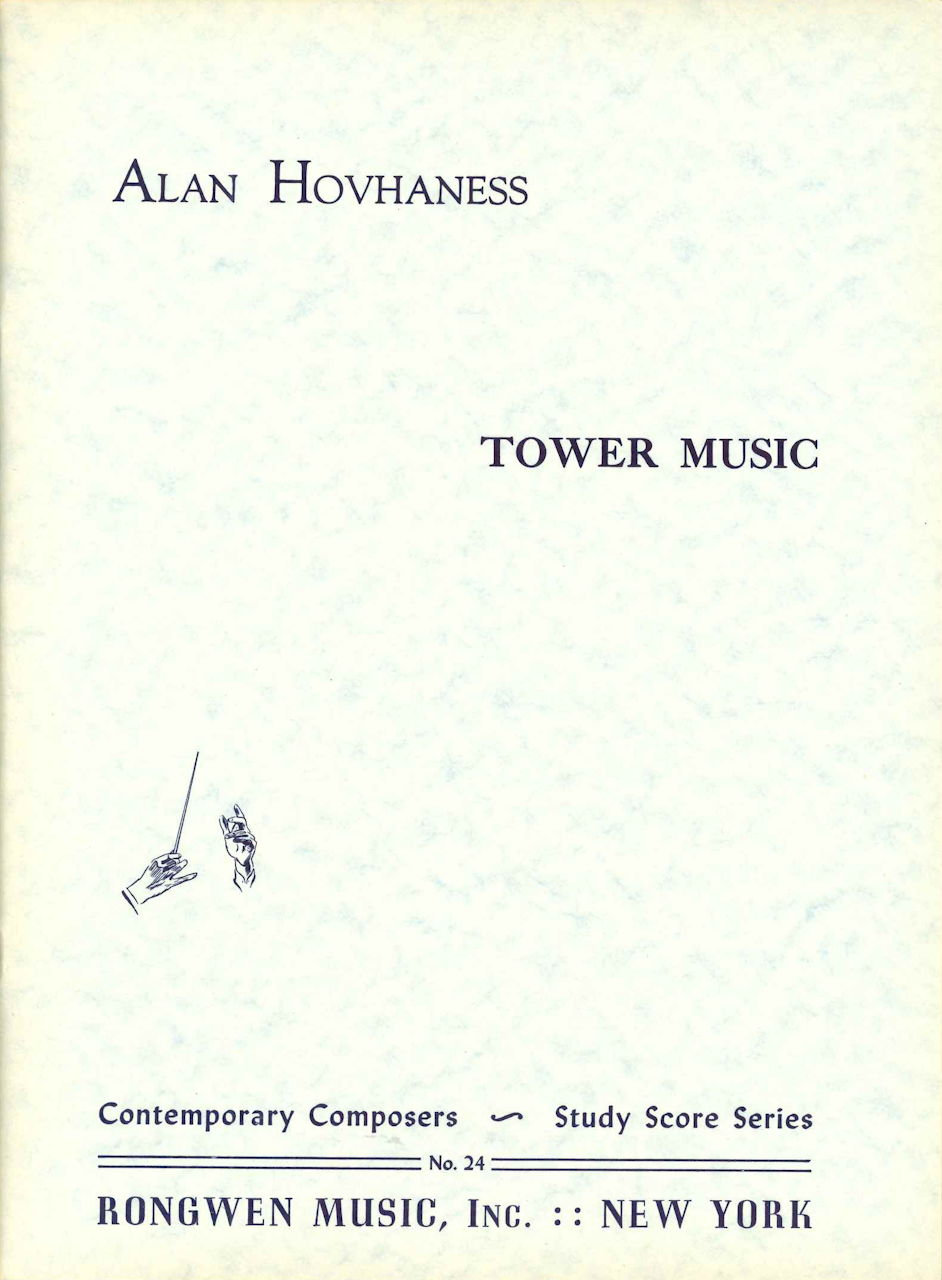 Hovhaness, Tower Music (WW,Brass Ens) Sc (Rongwen/Broude Bros.)