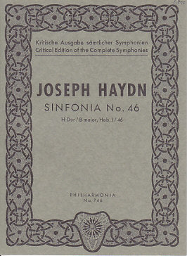 Haydn, Symphony No. 46 in B maj. (Universal)