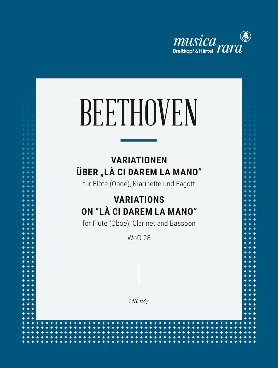 Beethoven, Variations on 'La ci Darem la (Musica Rara)