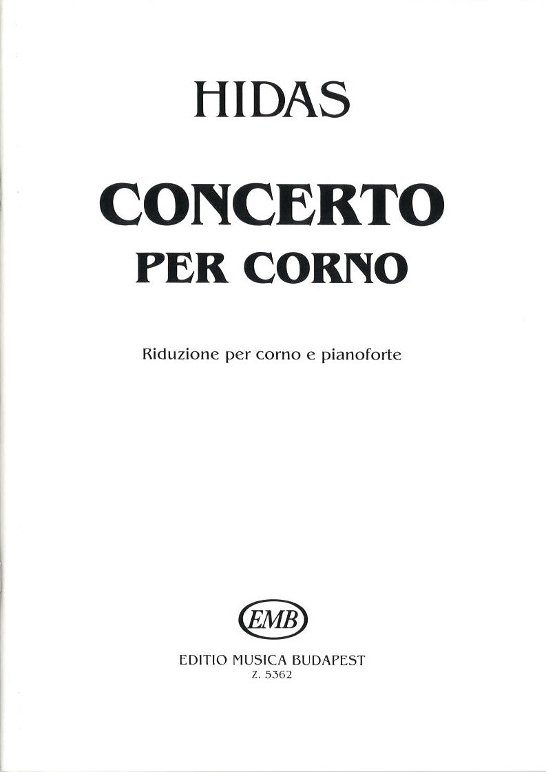 Hidas, Concerto [No. 1] (Editio Musica Budapest)