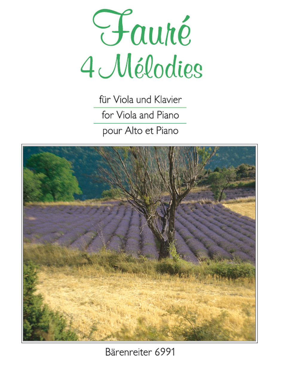 Faure, 4 Melodies (Barenreiter)