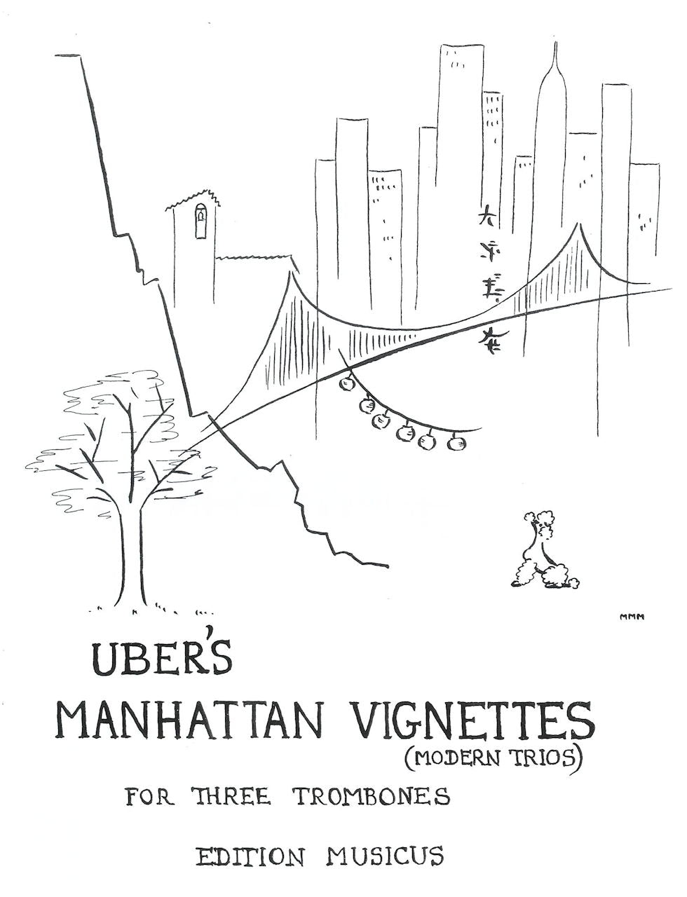 Uber, Manhattan Vignettes (3Tbn) (Ensemble Publications/Edition Musicus)