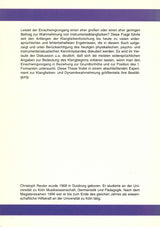 Einschwingvorgang nichtperkussiver Musik (Peter Lang)