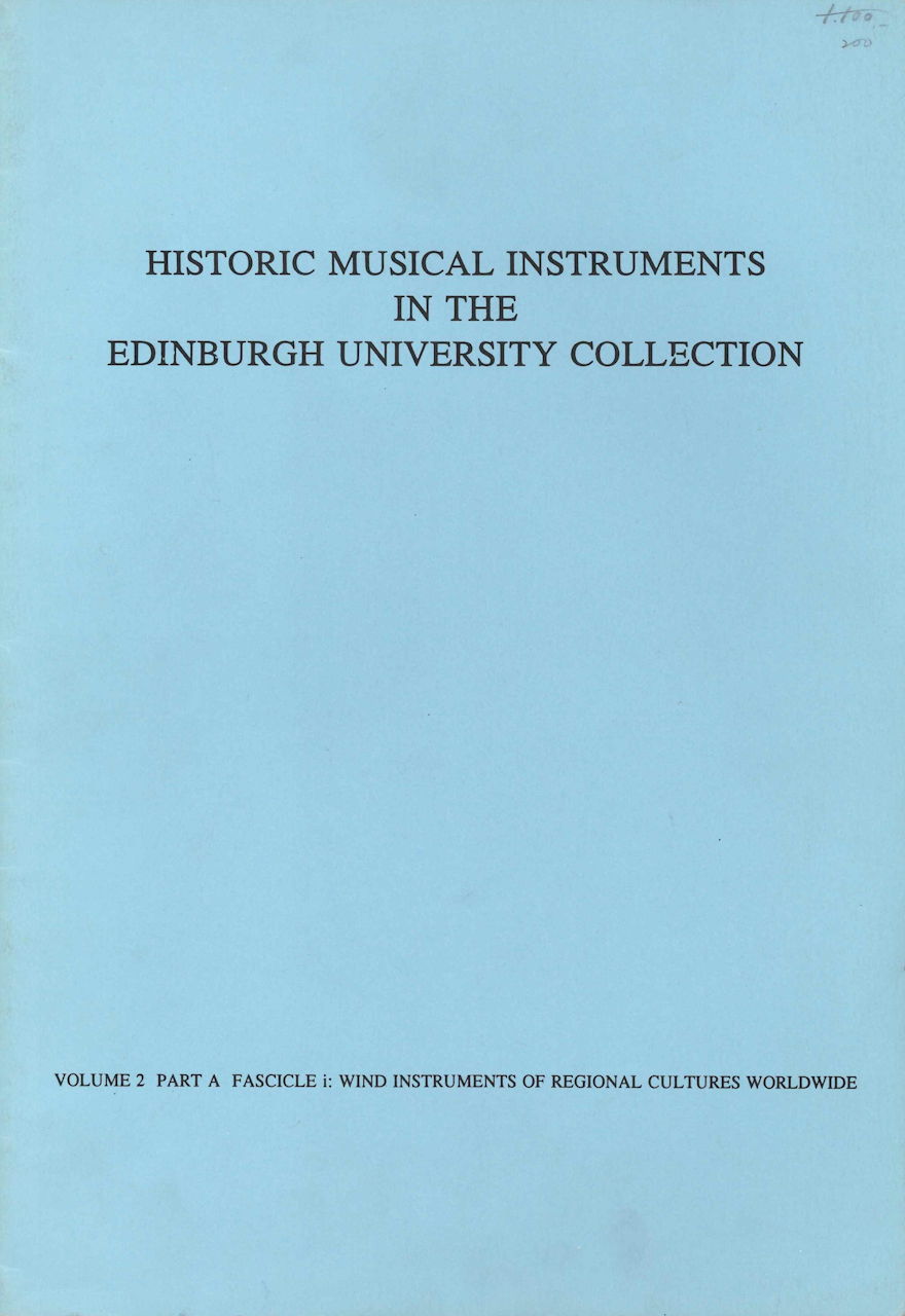 Historical Instruments Edinburgh 2A1 (Edinburgh University Collection of HMI)