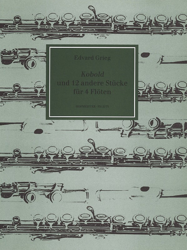 Grieg, Kobold & 12 andere Stucke (4Fl) (Hofmeister)