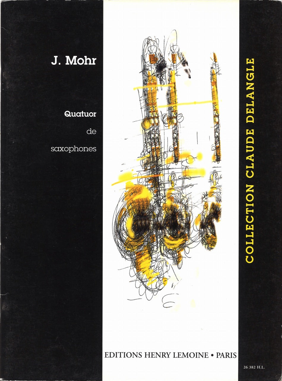 Mohr, Quatuor de saxophones (SATBr) (Lemoine)