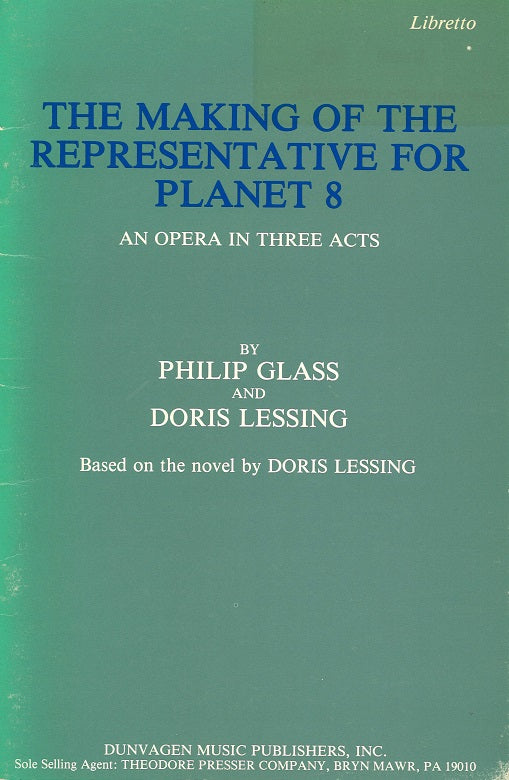 Glass, Planet 8, Making of the Represent (Dunvagen/Music Sales)