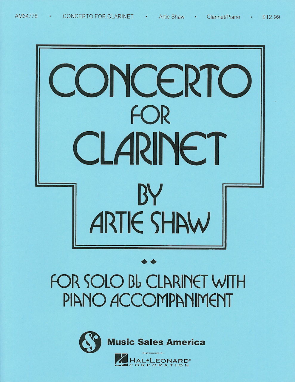 Shaw, Concerto for Clarinet (Bb Cl,Pf) (Music Sales)