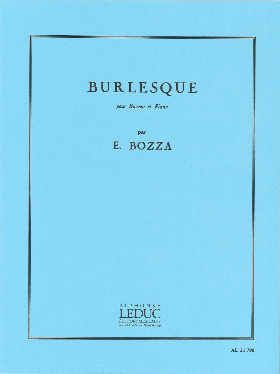 Bozza, Burlesque (Leduc)