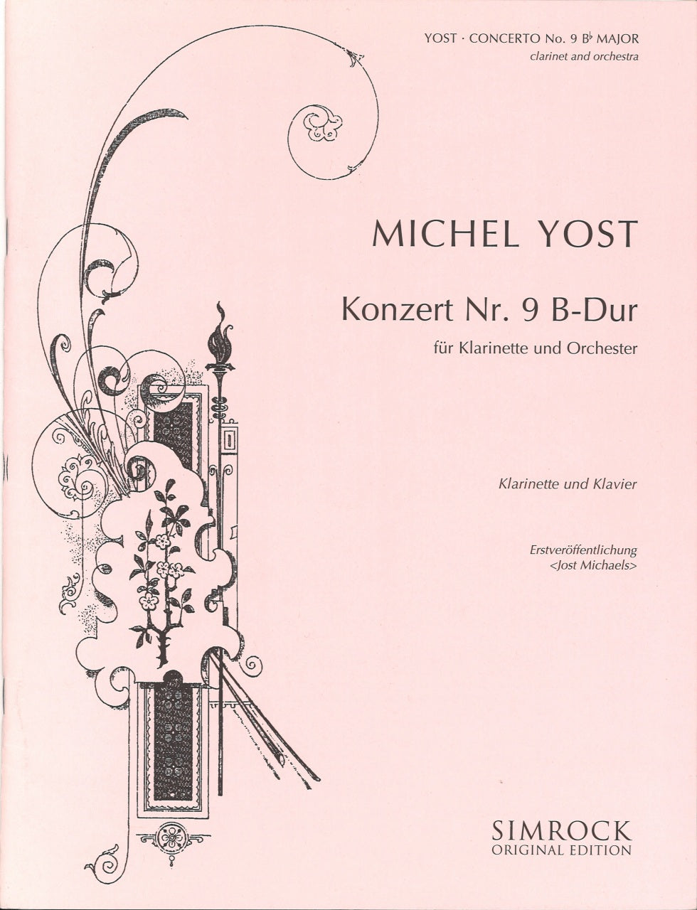 Yost, Concerto No.9, Bb major (Simrock)