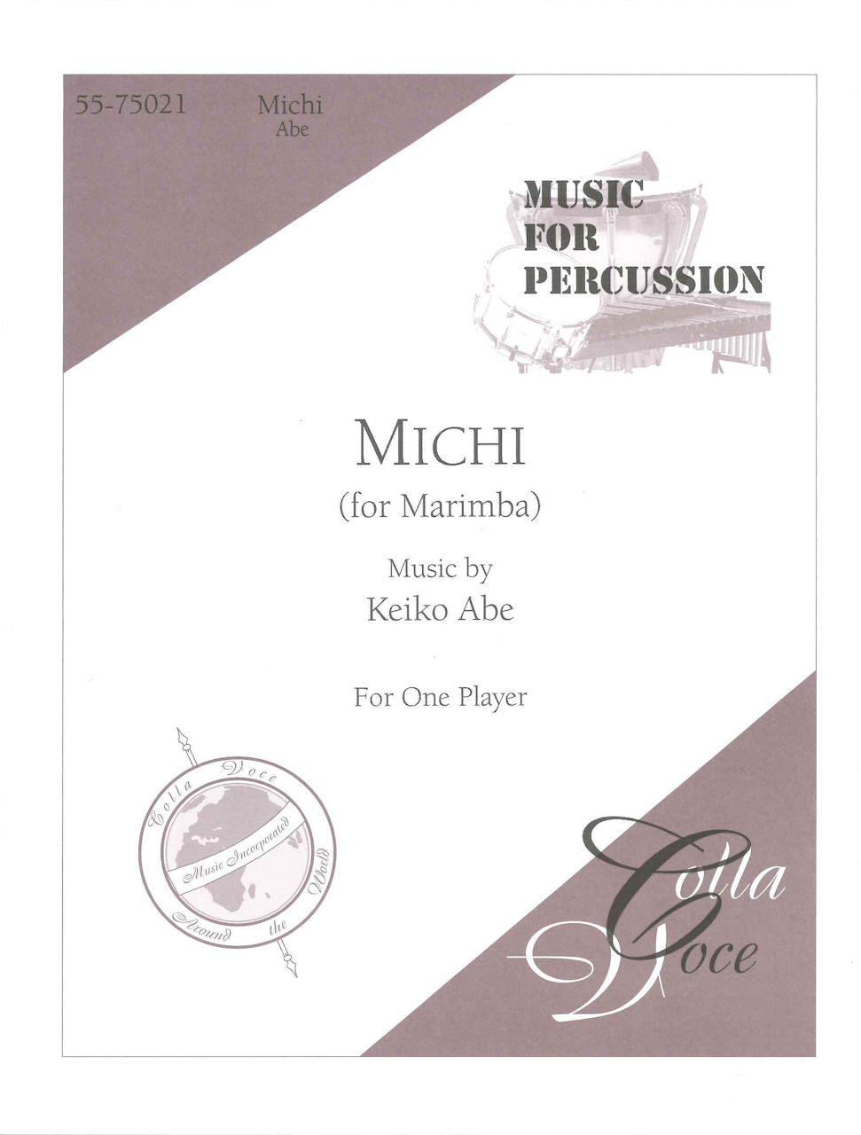 Abe, Michi for Marimba (Colla Voce)
