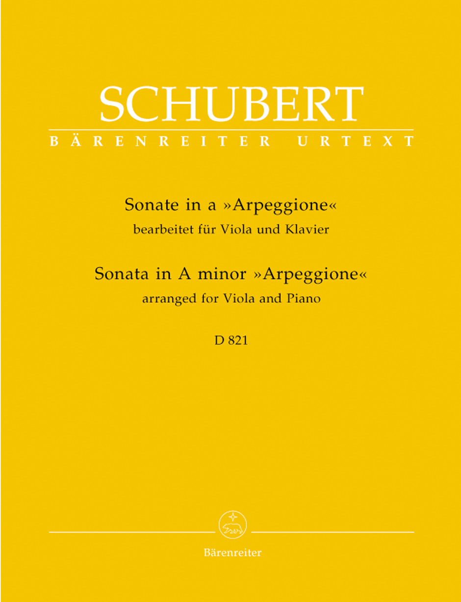 Schubert, Sonate 'Arpeggione' (Wrochem) (Barenreiter)
