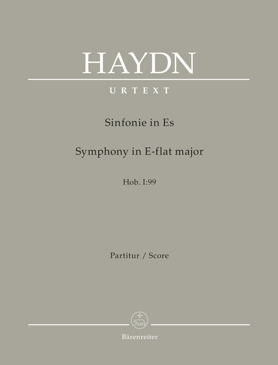 Haydn, Symphony No. 99 (Partitur) (Barenreiter)