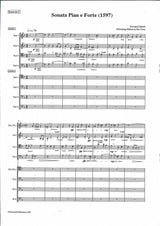 Gabrieli, Sonata pian e forte (8-part) (Brass Wind Publications)