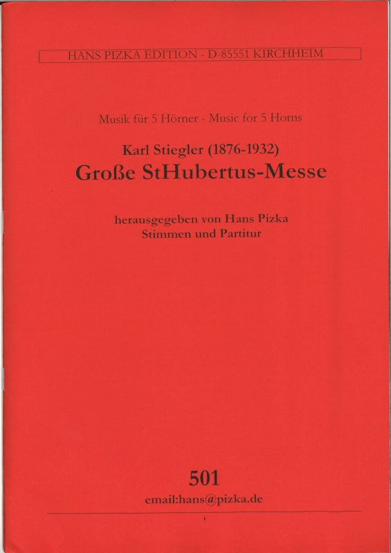 Stiegler, St. Hubertusmesse (5Hn) (Pizka)