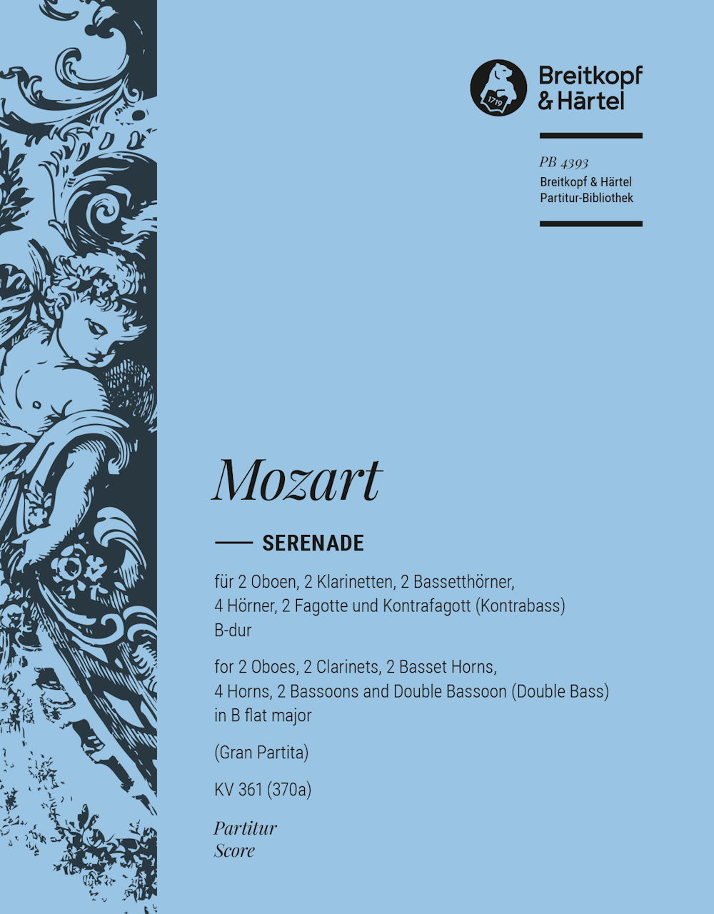 Mozart, Serenade KV 361 Full Score (Breitkopf)