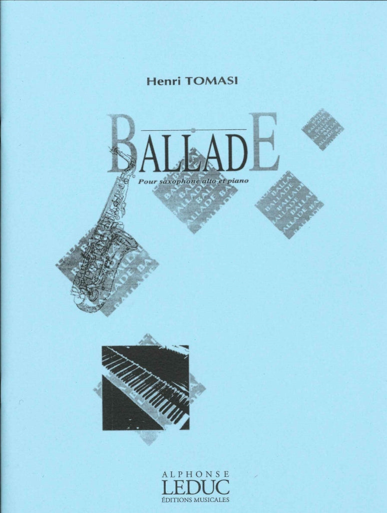 Tomasi, Ballade (ASax,Pf) (Leduc)