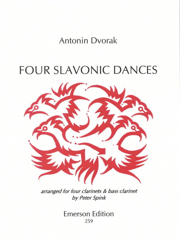 Dvorak, 4 Slavonic Dances (4Bb Cl,BsCl) (Emerson Edition)