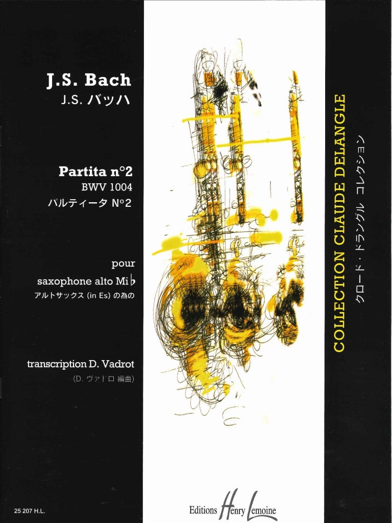 Bach, Partita No. 2 BWV 1004 (ASax Solo) (Lemoine)