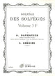 Solfege des solfeges 3F (avec accomp) (Lemoine)