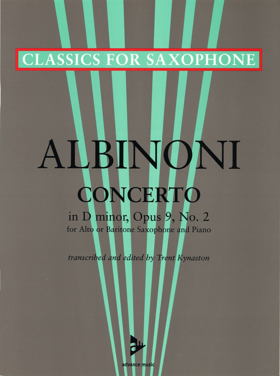 Albinoni, Concerto op.9/2 in d (Alto/Pf) (Advance Music)