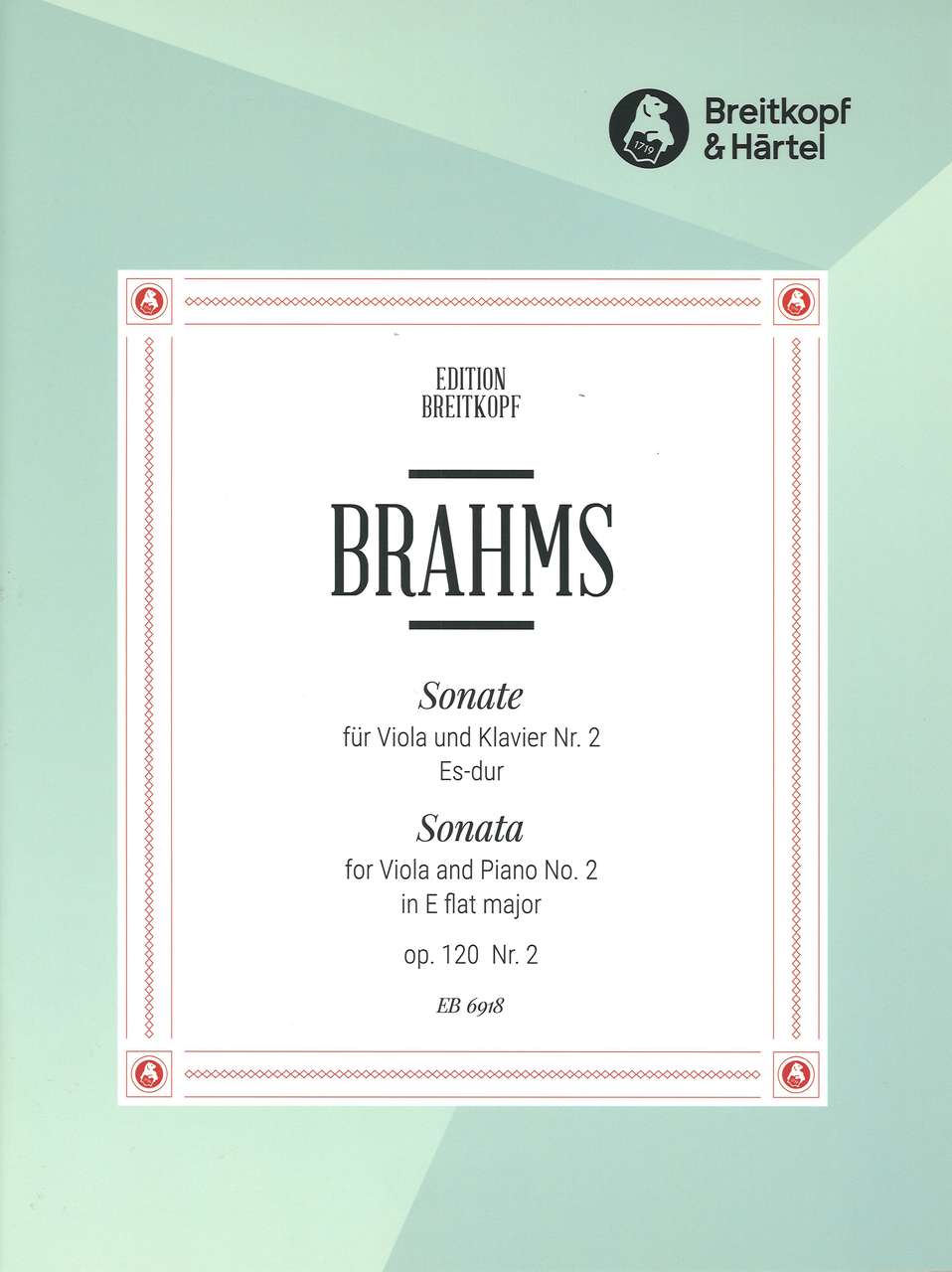 Brahms, Sonata op. 120/2 in Eb (Breitkopf)
