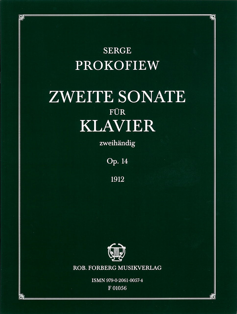 Prokofiev, Sonata No. 2 in d, op. 14 (Forberg)