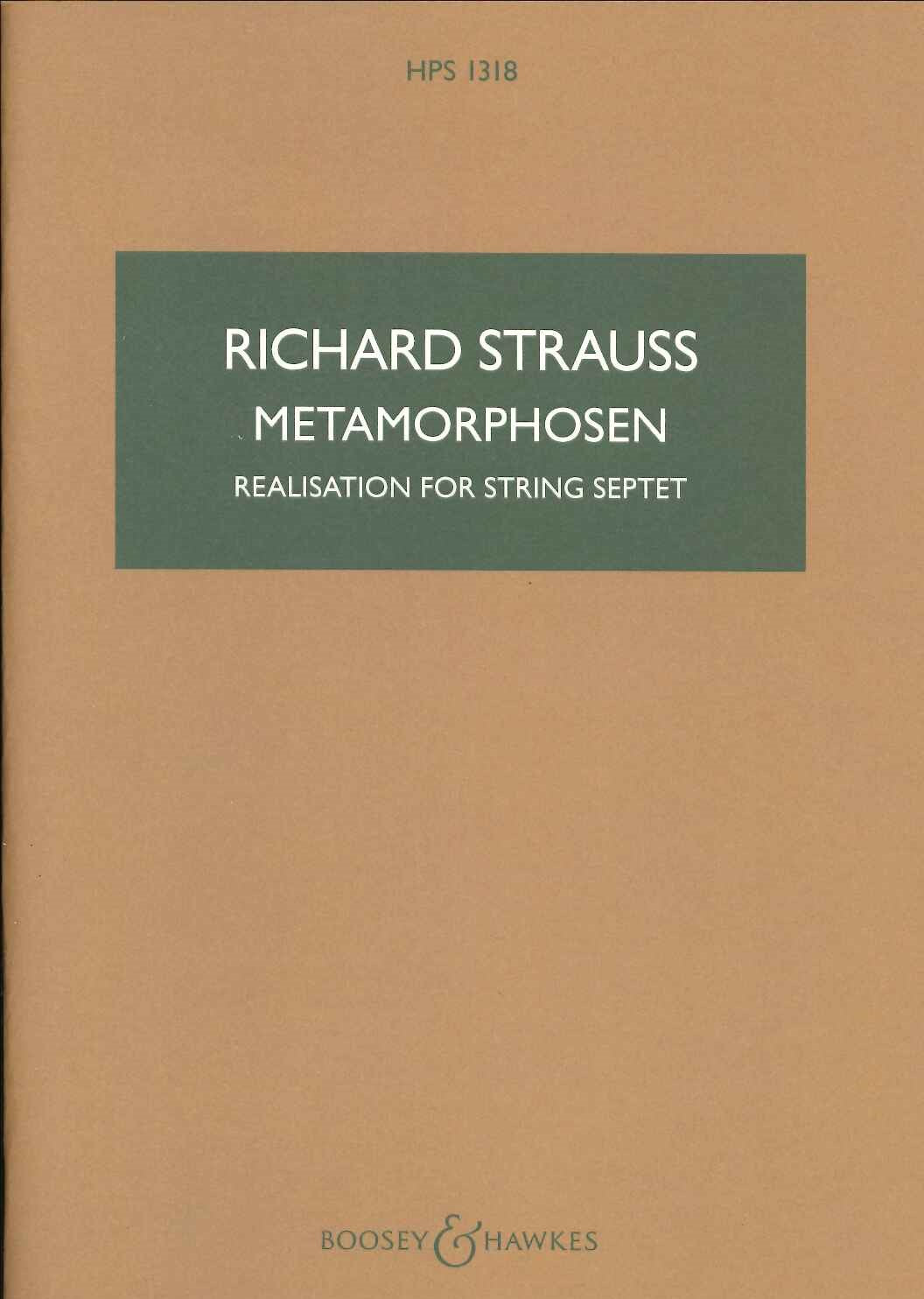 Strauss,R., Metamorphosen arr.for Septet (Boosey)