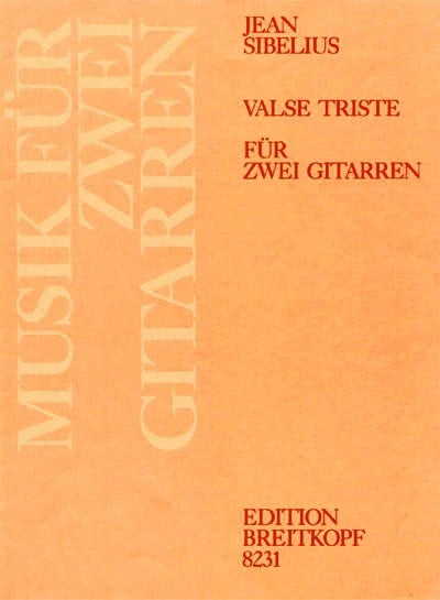 Sibelius, Valse triste (2Gui) (Breitkopf)
