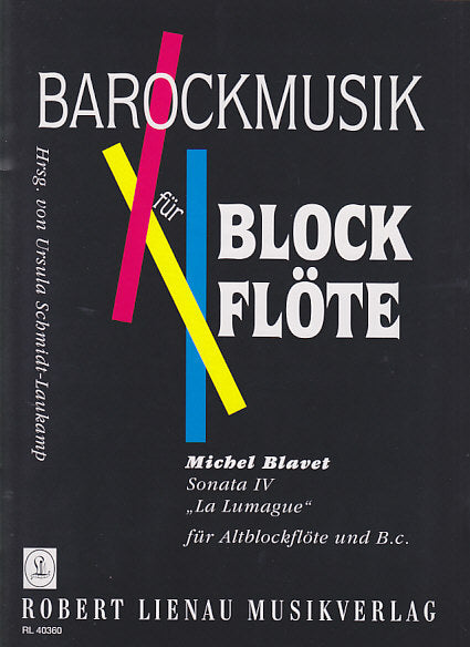 Blavet, Sonata op. 2/4 'La Lumague' (R.Lienau)